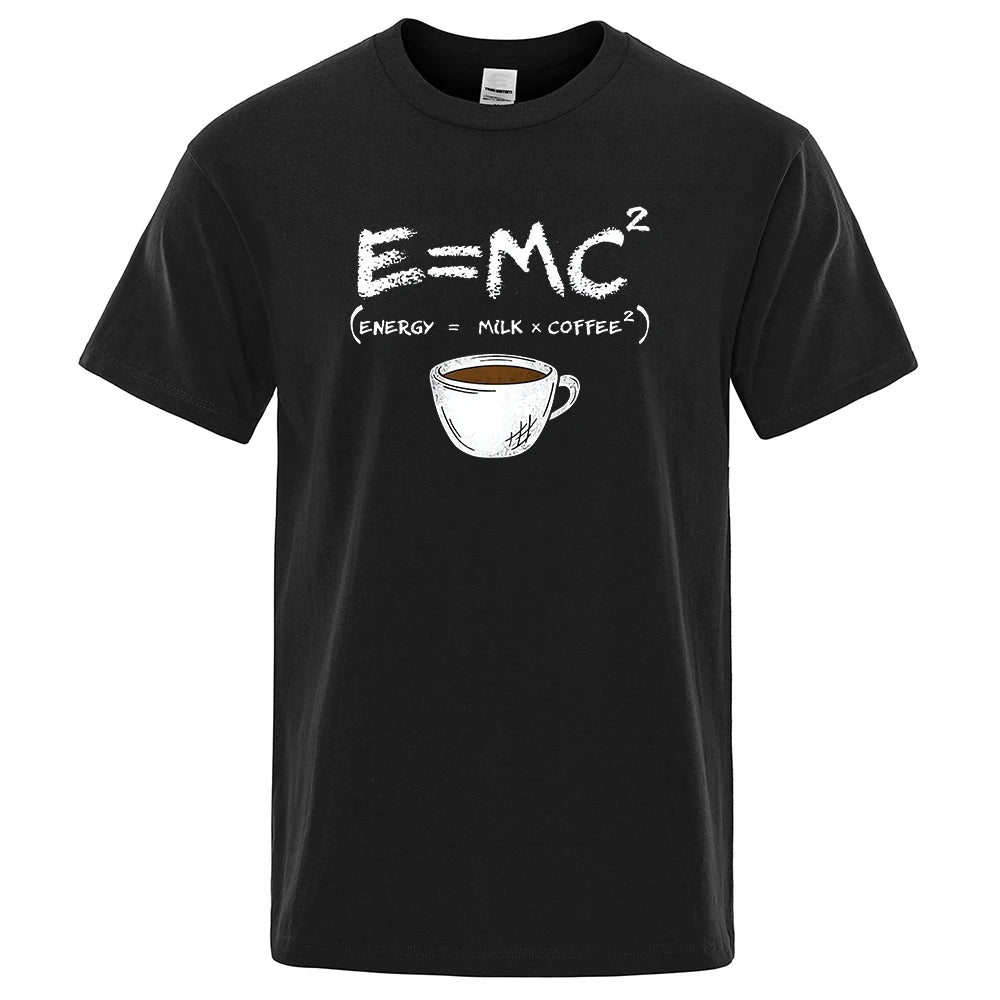 Energy=Milk+Coffee Tee